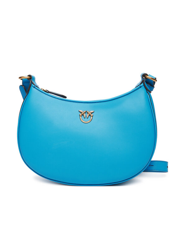 PINKO Torebka Half Moon Mini Fl Al 25-26 PLTT 102790 A0F1 Niebieski