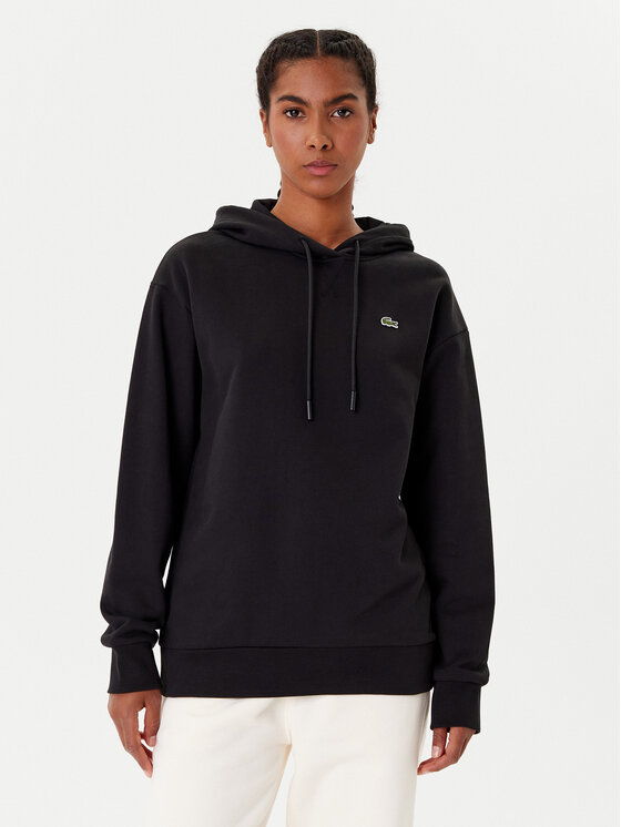 Lacoste Bluza SF7612 Czarny Oversize
