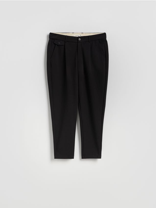 Reserved - Spodnie chino regular fit - czarny