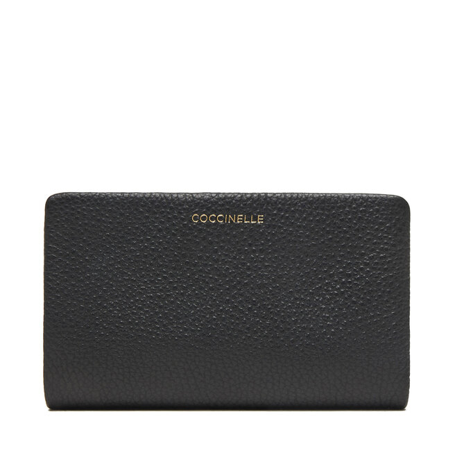 Duży Portfel Damski Coccinelle E2 TBM 11 F3 01 Czarny