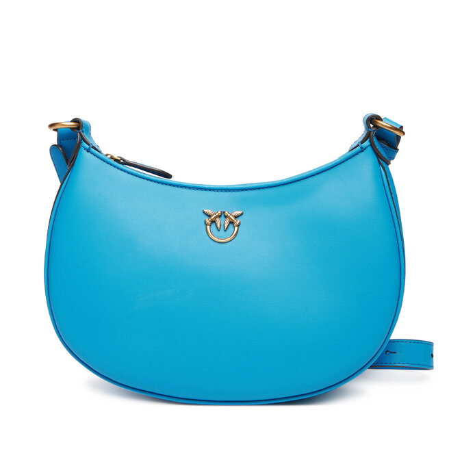 Torebka PINKO Half Moon Mini Fl Al 25-26 PLTT 102790 A0F1 Niebieski
