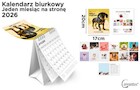 Kalendarz 2026 biurkowy 17x20cm Pies