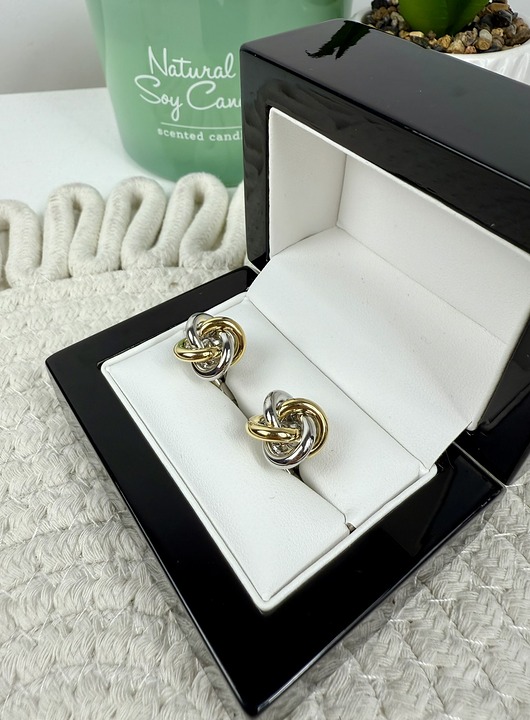 SPINKI DO MANKIETÓW srebrne sople złote klasyczne