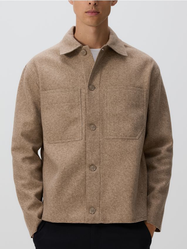 Reserved - Kurtka koszulowa - beżowy