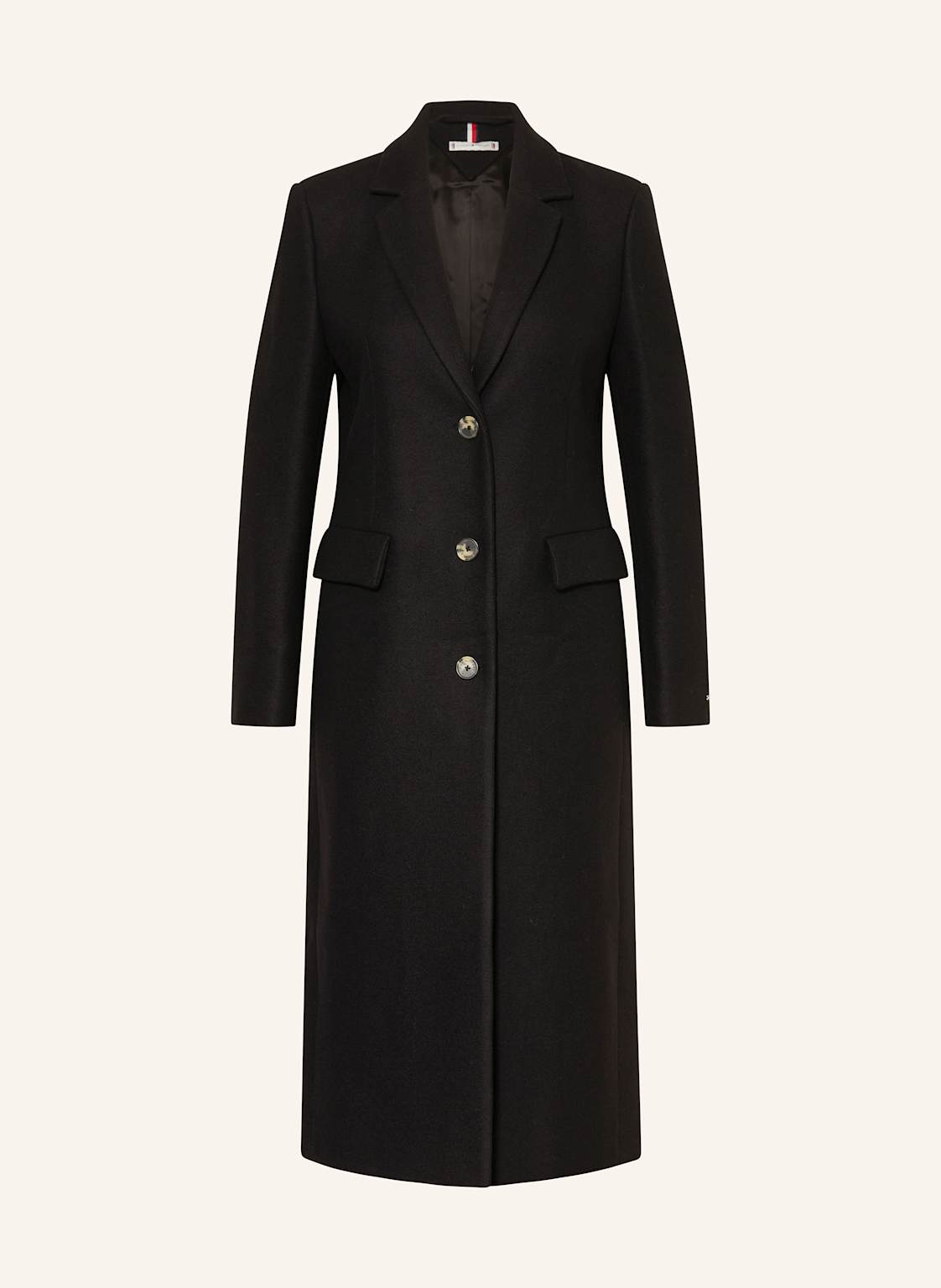 Tommy Hilfiger Płaszcz schwarz