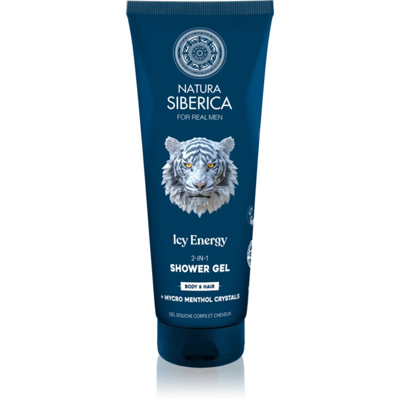 Natura Siberica Arctic Wild Icy Energy żel pod prysznic i szampon 2w1 dla mężczyzn 200 ml