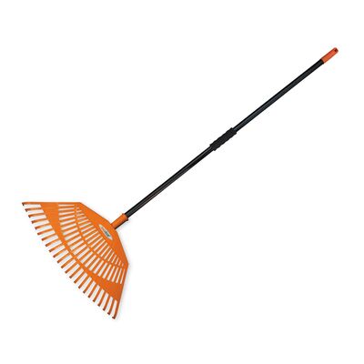 Grabie wachlarzowe 55 x 30 cm, 23 zęby, trzonek metalowy