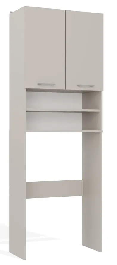 Nowoczesne kaszmirowa szafka nad pralkę - Defis