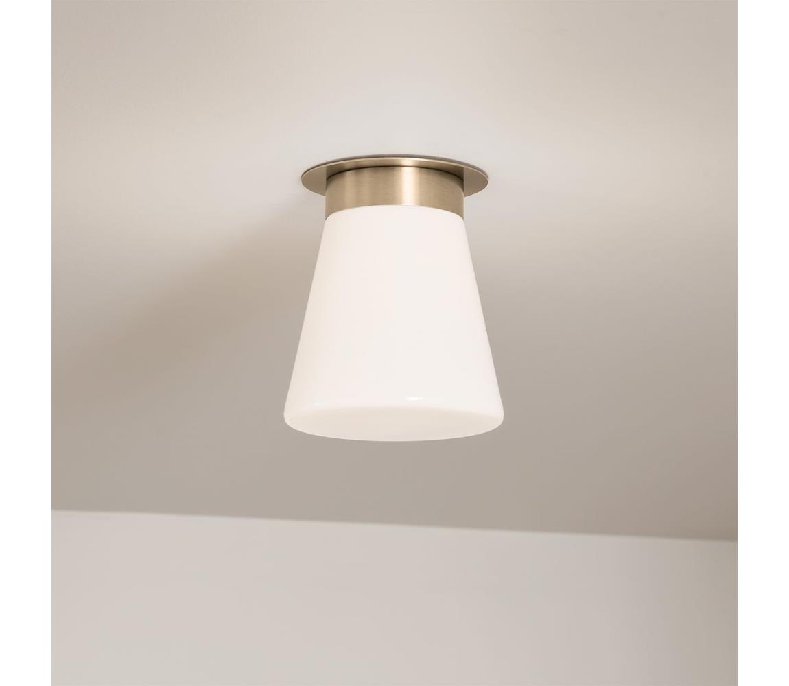Kichler KL-ALBERS-F-T-CPZ-Lampa sufitowa ALBERS 1xE27/40W/230V śr.21,6cm brąz