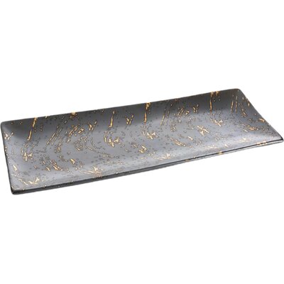 Patera EUROFIRANY Ariela 38 x 14 x 4 cm Grafitowy