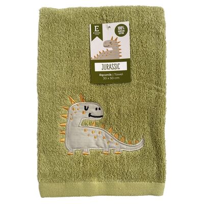 Ręcznik Jurassic 30 x 50 cm zielony