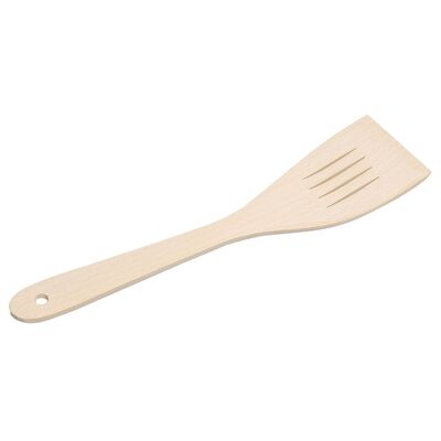 Łopatka ażurowa Basic Wood gięta drewniana 31 cm brązowy