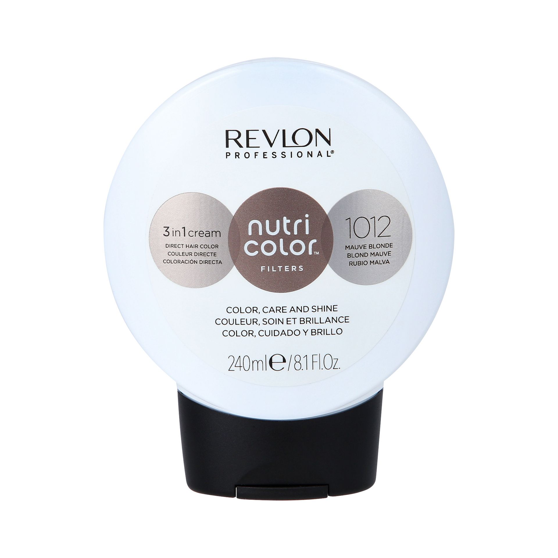 REVLON PROFESSIONAL NUTRI COLOR™ FILTERS Maska koloryzująca 240ml : REVLON NUTRI COLOR FILTERS 240ml - 1012 Mauve Blond