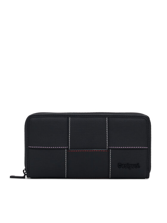 Desigual Duży Portfel Damski 25SAYP47 Czarny