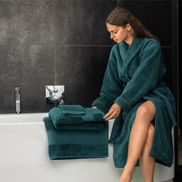 Le Jacquard Fran ais Szlafrok Caresse Dark Green