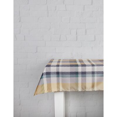 Obrus prostokątnyTartan MBeige 130 x 180 cm wielokolorowy
