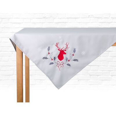Obrus Deer 110 x 160 cm jeleń biały