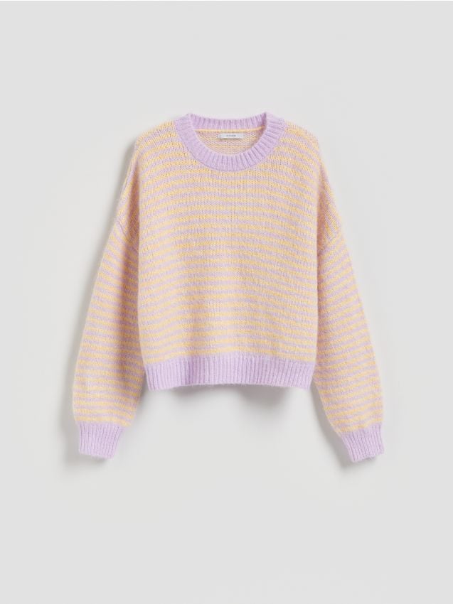 Reserved - Sweter w paski - wielobarwny