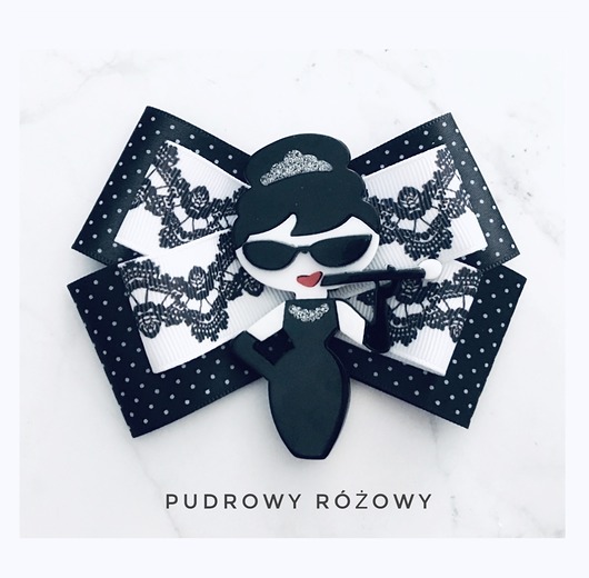 Brosza Audrey Glamour Nowa Kolekcja 1 szt
