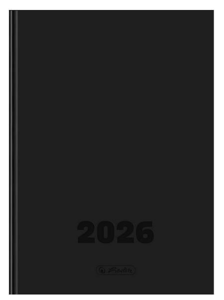 Kalendarz 2026 A5 dzienny Szefa Dtp czarny Herlitz - kalendarz