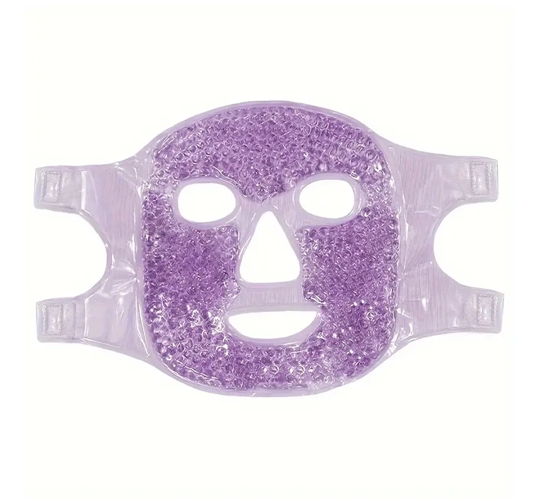 eCarla chłodząca maseczka żelowa wielokrotnego użytku AK22FIO Fioletowa