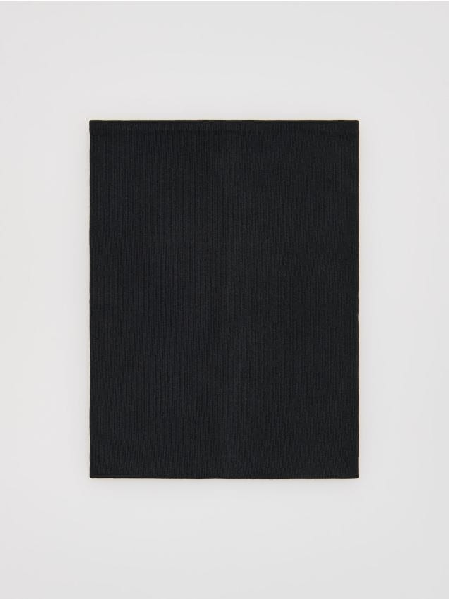 Reserved - Bawełniany komin - czarny