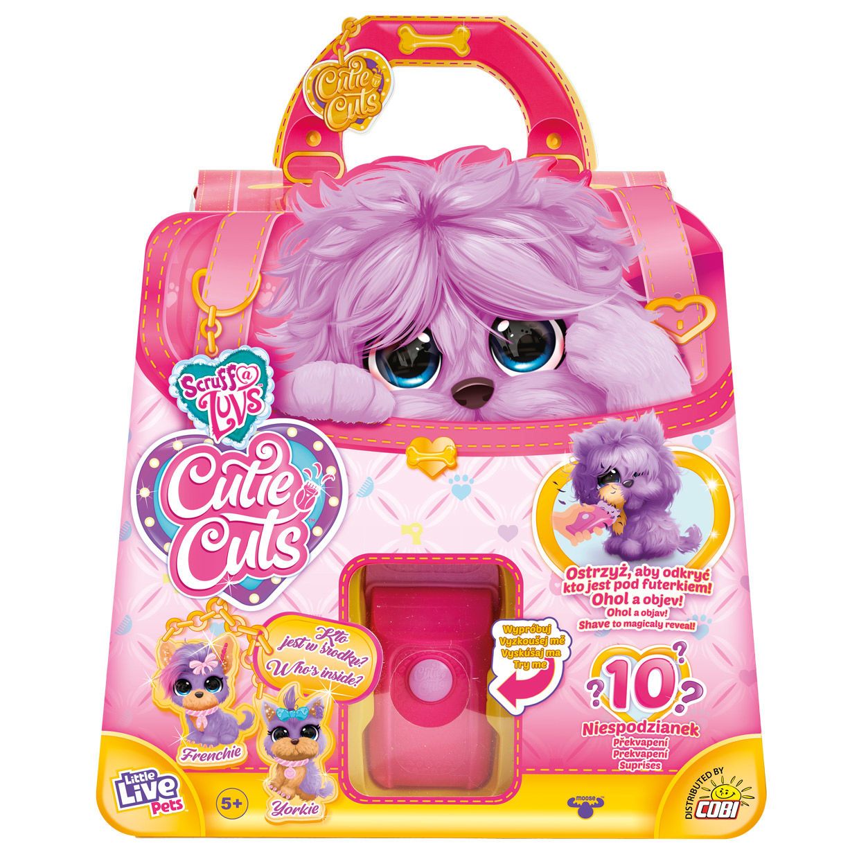 Cutie Cuts. Piesek fioletowy - zabawka