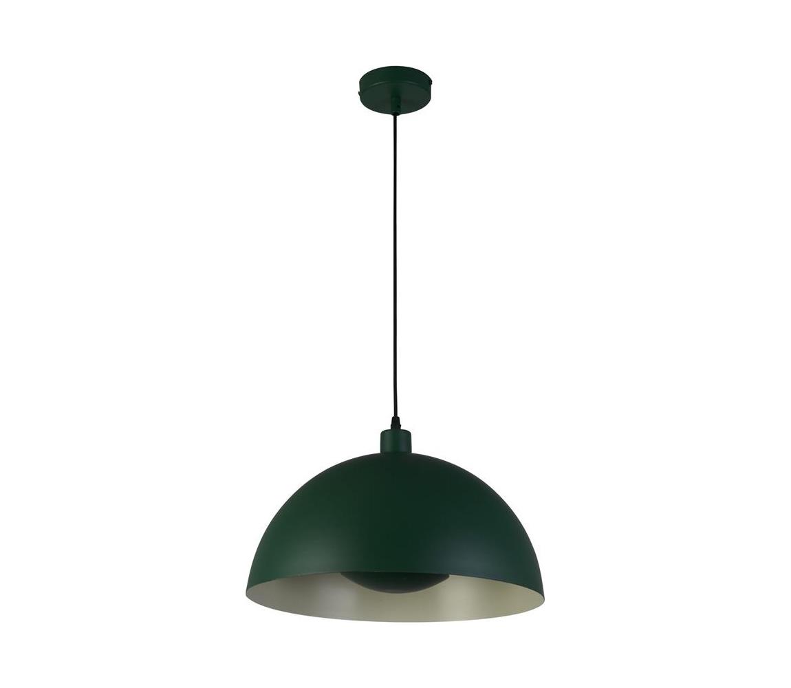 Searchlight 35410GR - Lampa wisząca na lince MARS 1xE27/60W/230V Ø 25 cm zielona