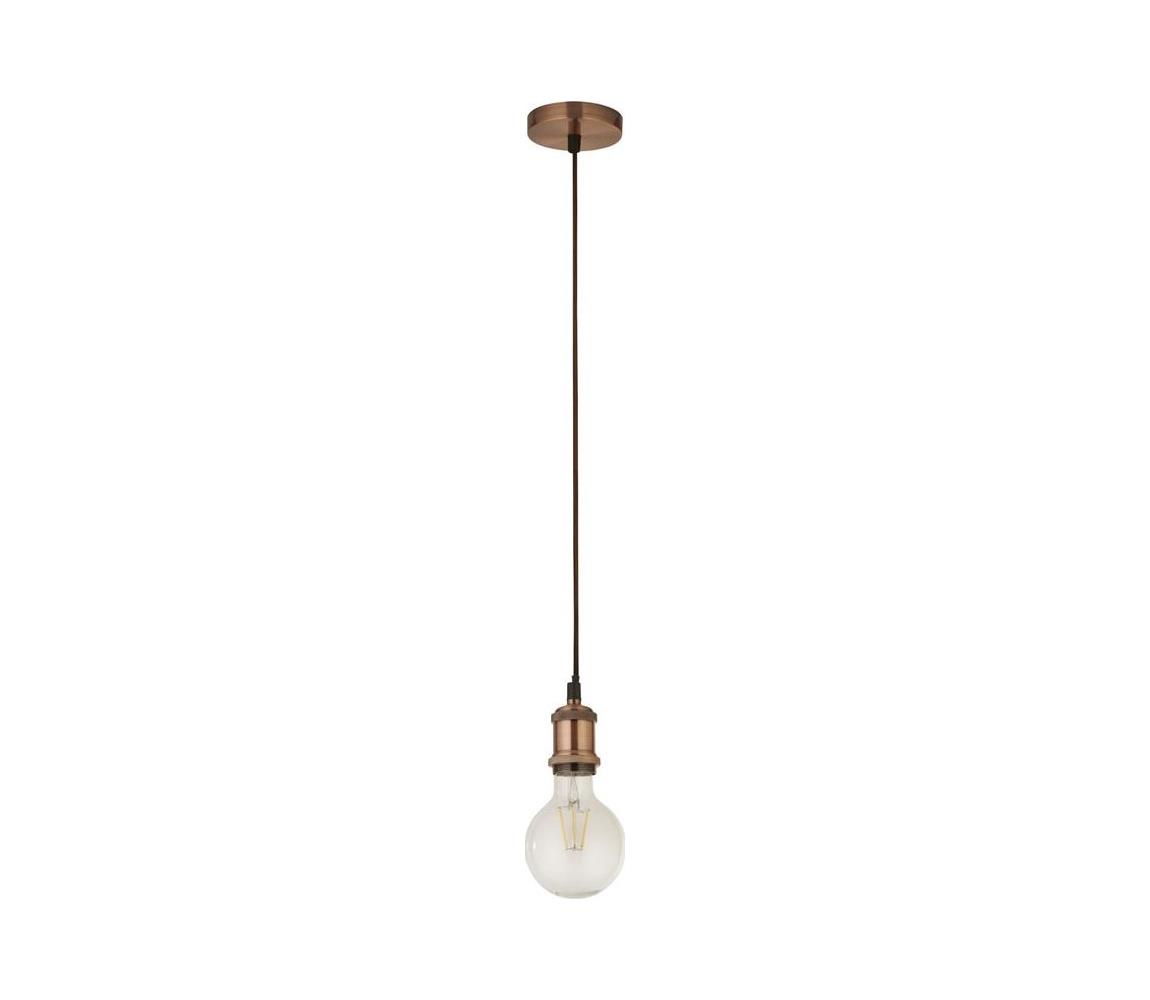 Searchlight 7461CU - Lampa wisząca na przewodzie SUSPENSION 1xE27/60W/230V miedziana
