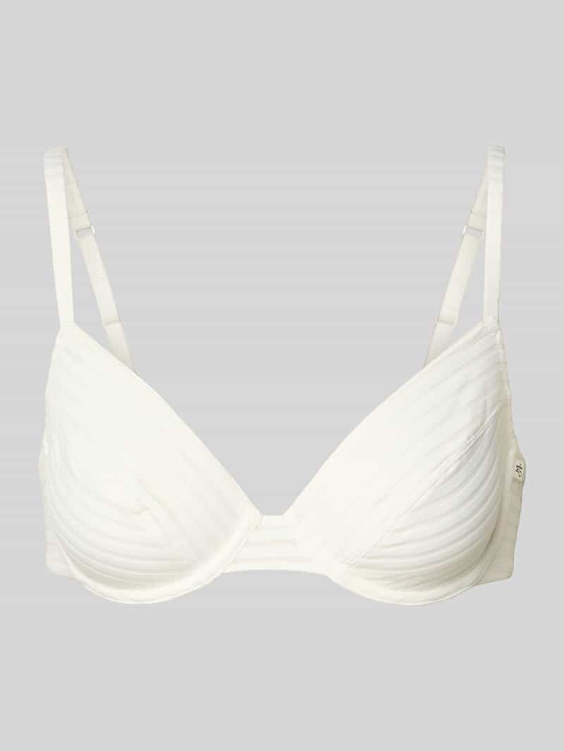 Biustonosz z wzorem w paski