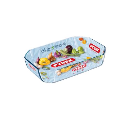 Brytfanna żaroodporna Inspiration prostokątna 27 x 18 x 7 cm 2,0 l transparentny