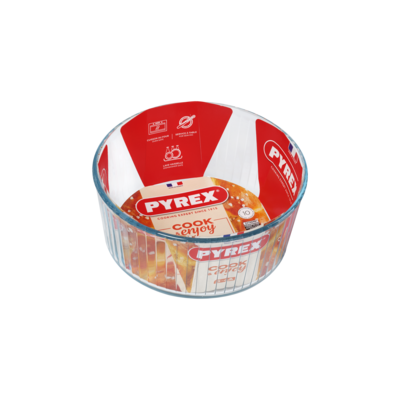 Forma żaroodporna CookEnjoy wysoka suflet 21 cm 2,5 l transparentny PYREX