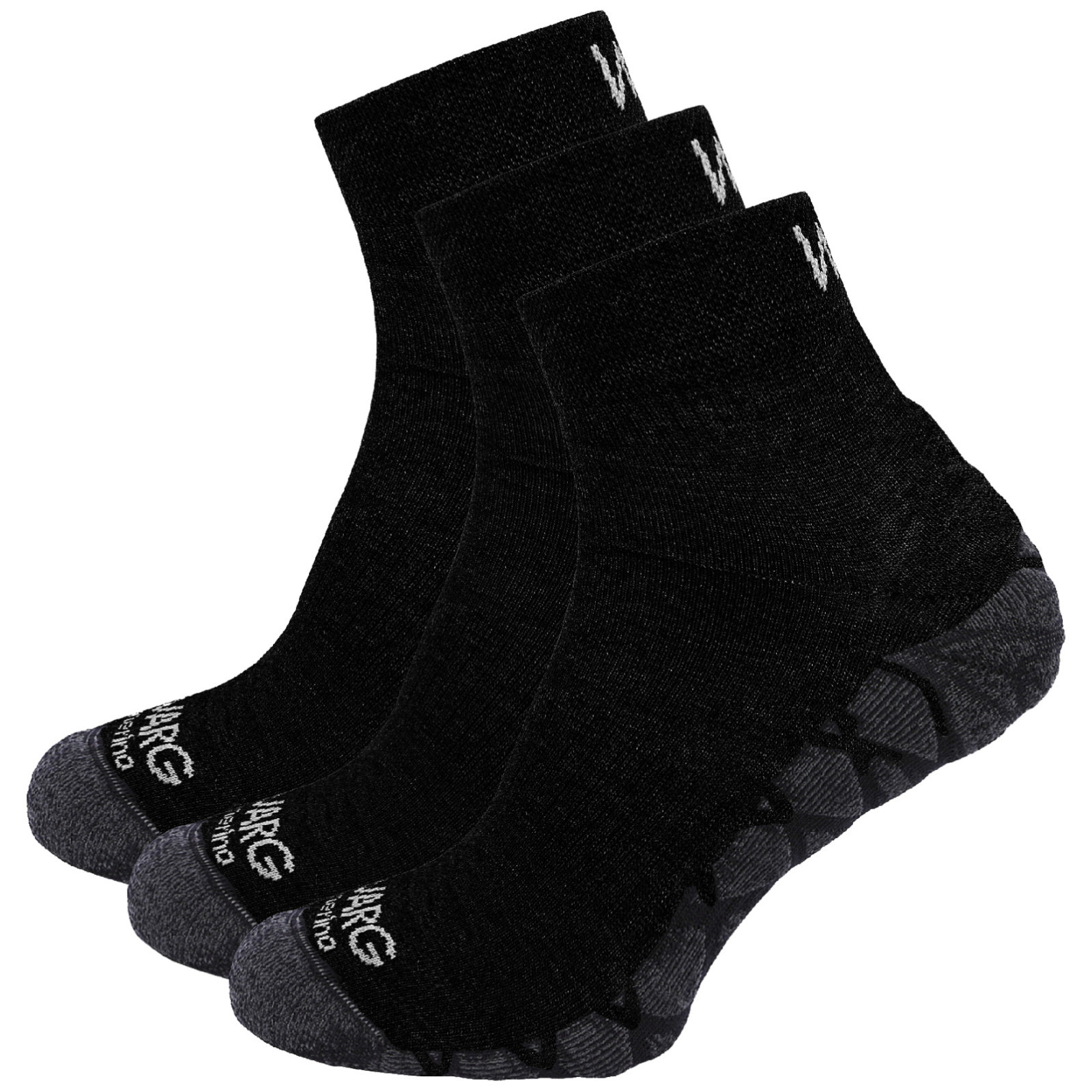 Skarpetki Warg Endurance Merino Mid 3-pack Rozmiar skarpet: 35-38 / Kolor: czarny