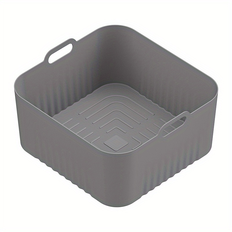TEMU 17cm Czarny silikonowy formularz do frytownic for philips HD9252 HD9200 HD9255 - Pojemność 4-5L, Kosz bez przywierania, Łatwe czyszczenie i
