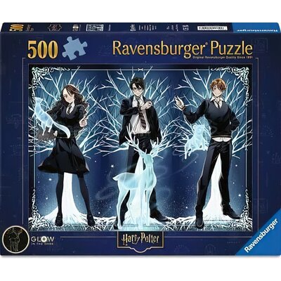 Puzzle RAVENSBURGER Harry Potter Świecące w ciemności 12001509 (500 elementów)