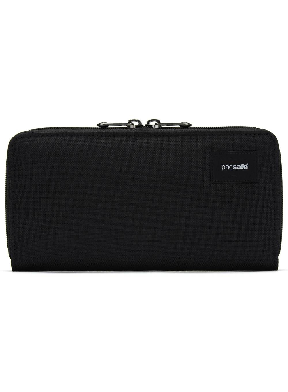 Portfel antykradzieżowy Pacsafe RFIDsafe Continental Wallet - jet black