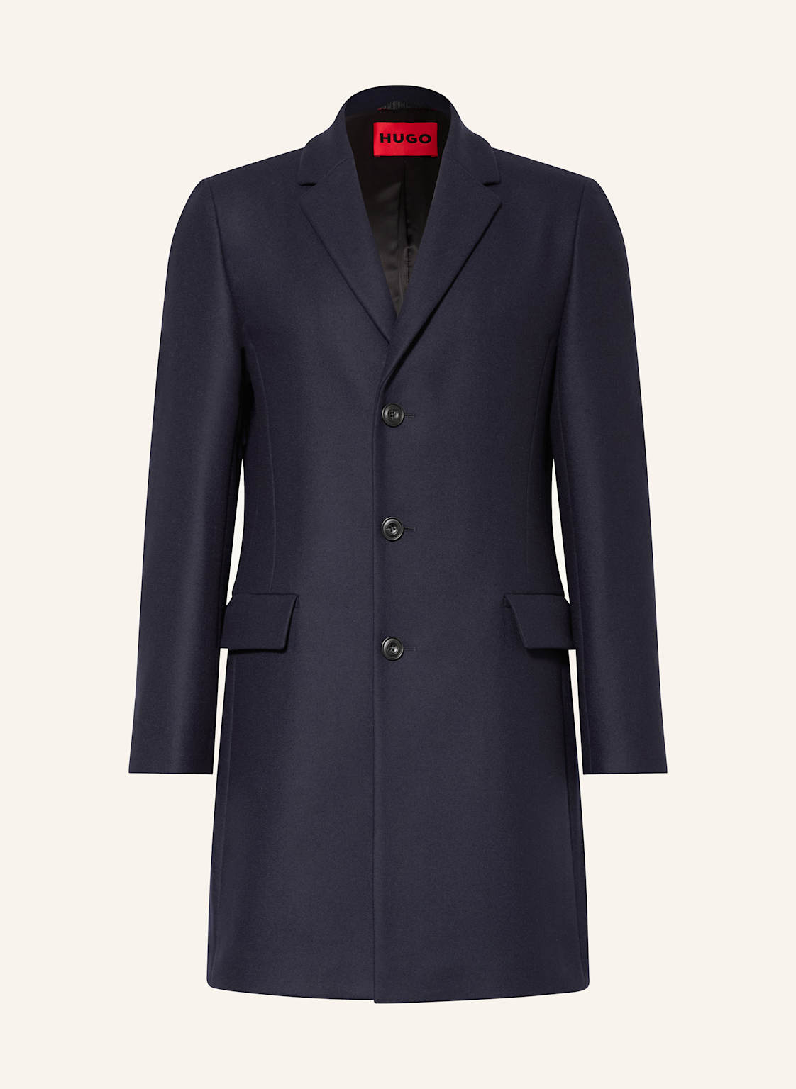 Hugo Płaszcz Wełniany Migor blau