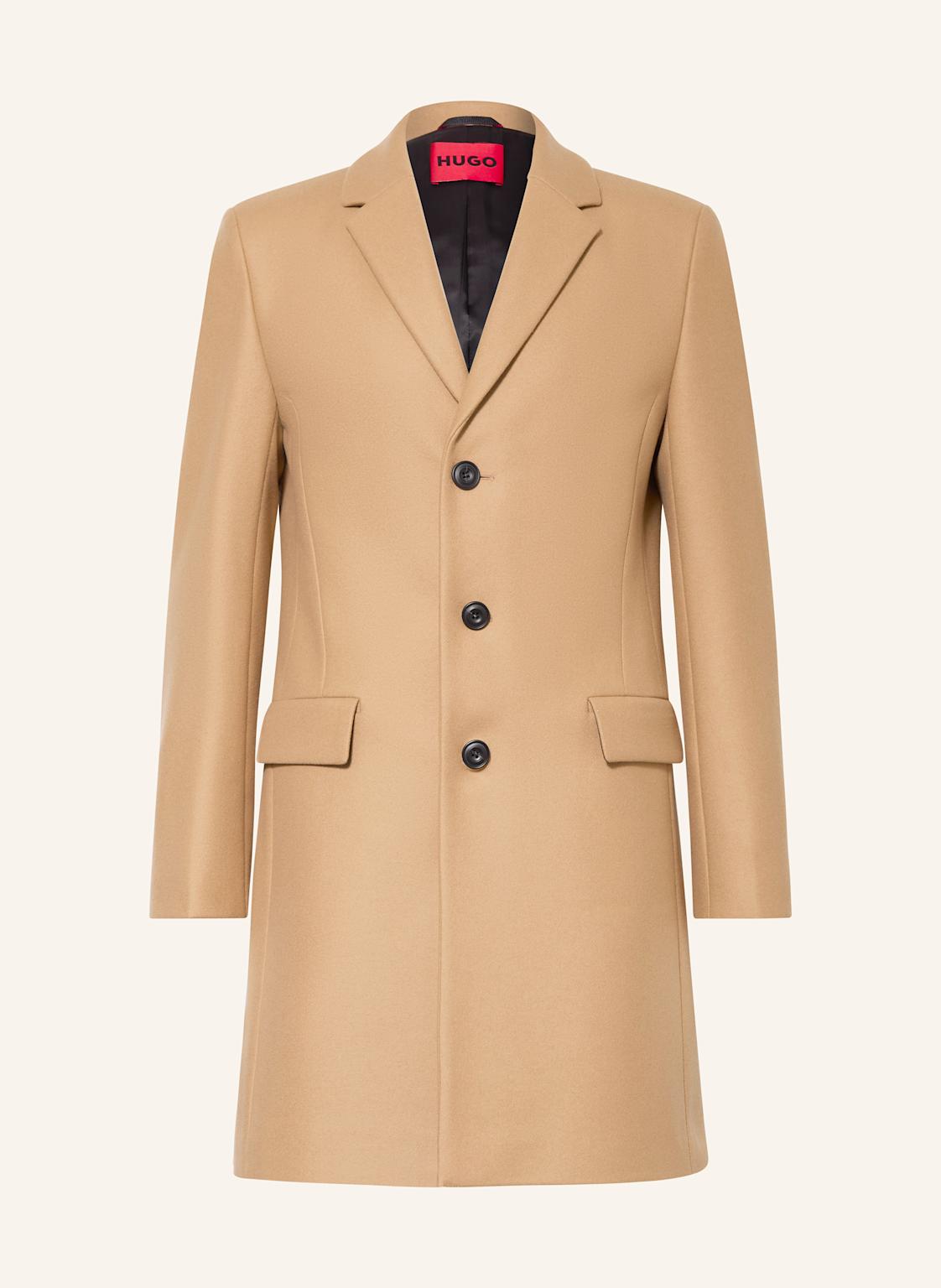 Hugo Płaszcz Wełniany Migor beige