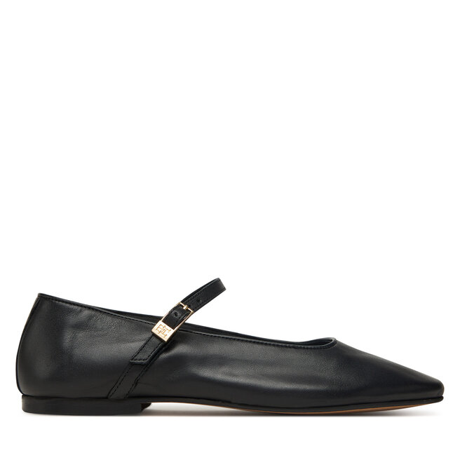 Baleriny Tommy Hilfiger SmooMaryjane FW0FW09152 Czarny