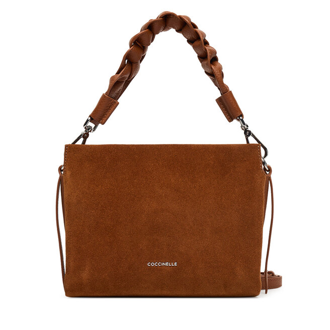 Torebka Coccinelle P6P Boheme Suede Bimaterial E1 P6P 58 01 01 Brązowy
