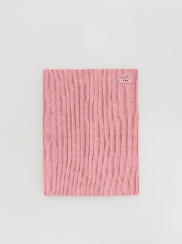 Reserved - Bawełniany komin Pusheen - różowy