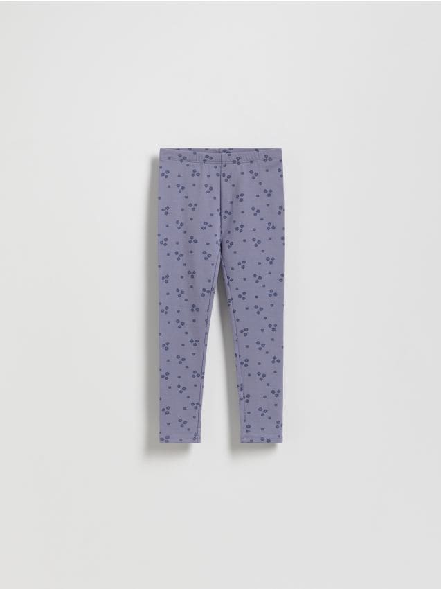 Reserved - Wzorzyste legginsy - jasnoniebieski