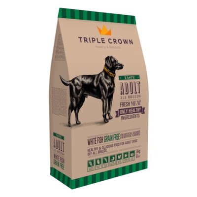 Karma dla psa TRIPLE CROWN Tasteful Grain Free Biała ryba 3 kg