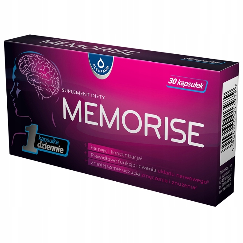 Oleofarm Memorise, 30 kapsułek