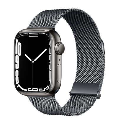 Pasek CELLY Milanese do Apple Watch 8/9/10/SE/Ultra 1/2 (42/44/45/46/49mm) Czarny