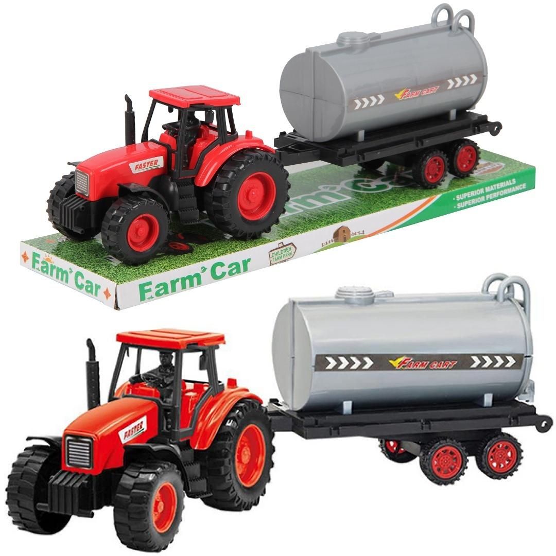 Traktor z przyczepą cysterna Trifox - model lub pojazd