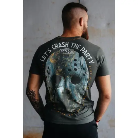 T-shirt Octagon Let's Crash The Party green
