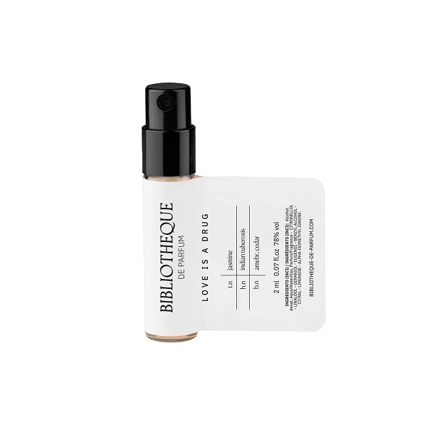 Bibliotheque de Parfum Love is a Drug woda perfumowana spray próbka 2ml