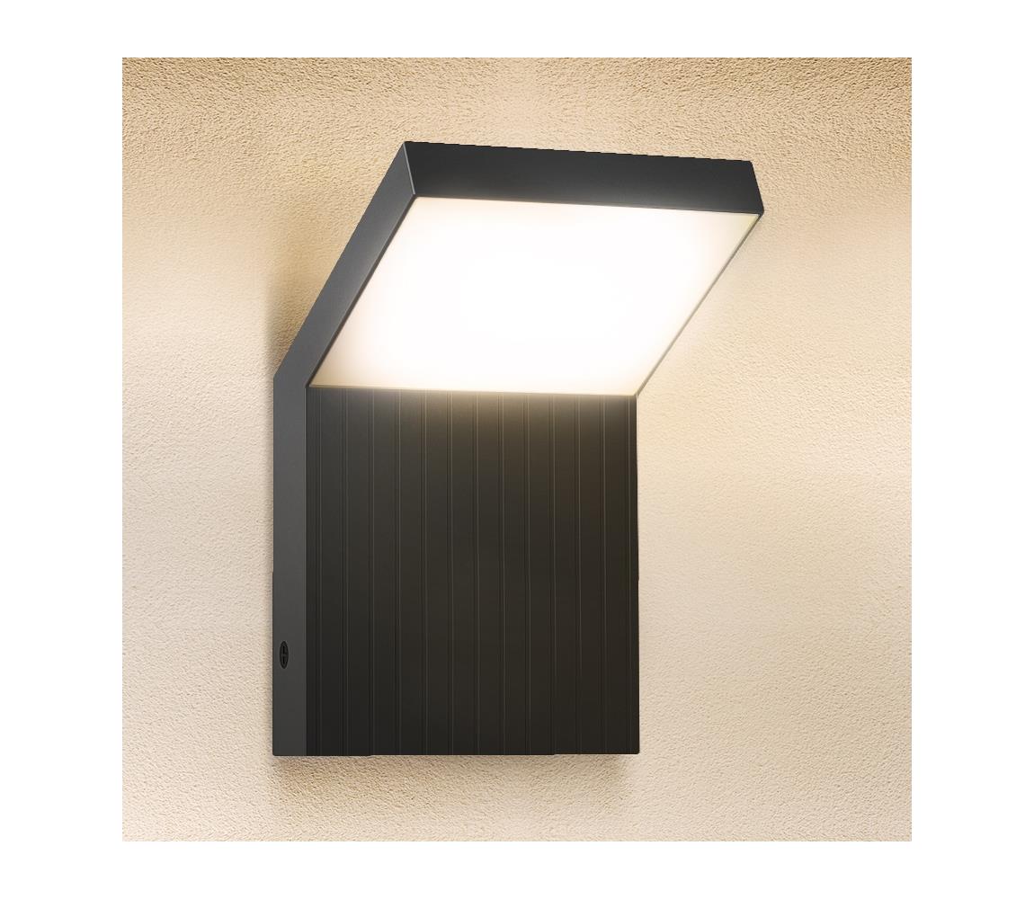 Brilagi - Kinkiet zewnętrzny LED RIANO LED/8W/230V antracyt IP65