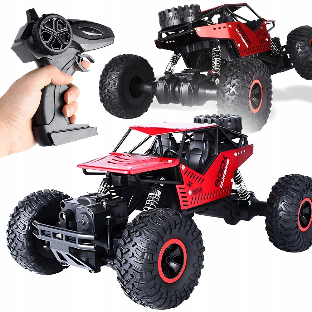 Samochód Zdalnie Sterowany Terenowy Auto Napęd 4x4 Akumulatorowe Na Pilota